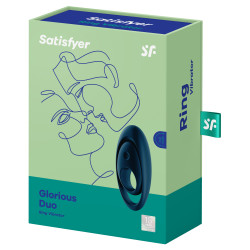 Satisfyer Cockring vibrant Satisfyer Glorious Duo Navy